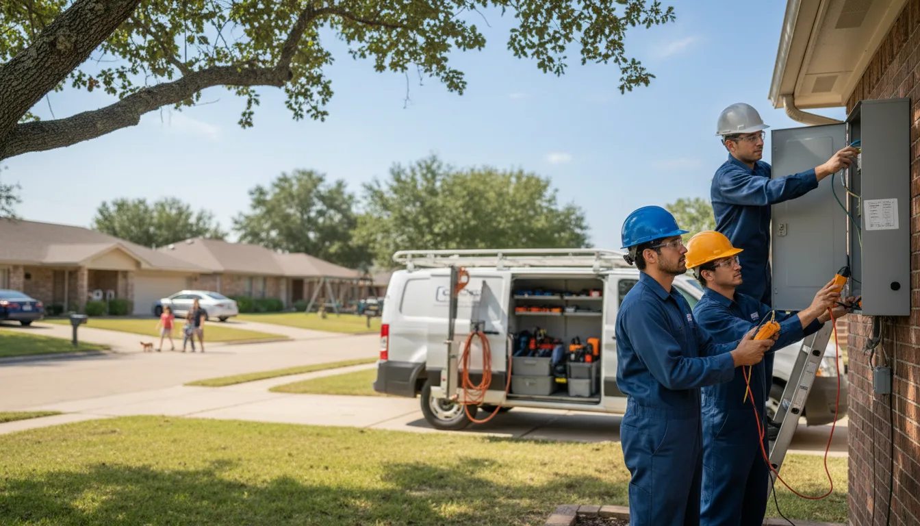Certified electrician providing emergency electrical services in Concord, IL